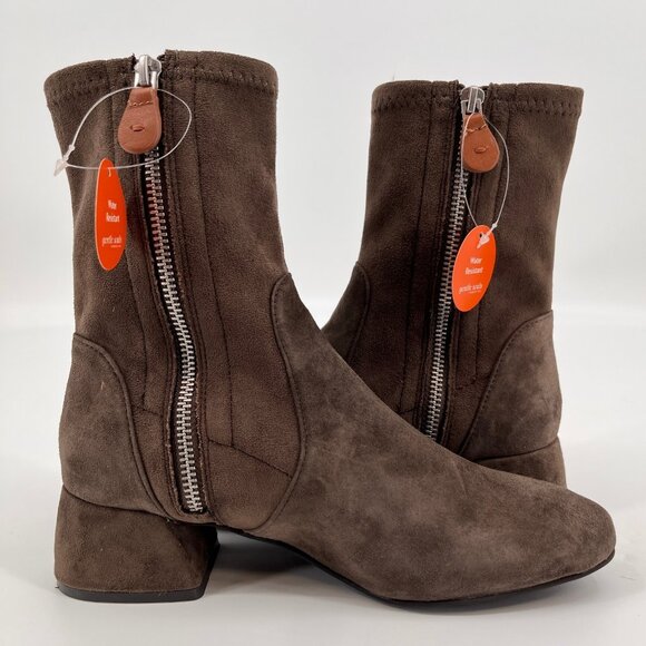 Gentle Souls by Kenneth Cole Emily Boot Size 7.5M Brown Shitake Suede Leather - Picture 6 of 16